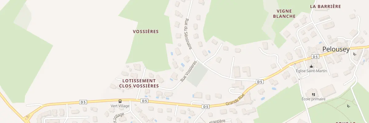 Plan du 3 Rue du Séminaire à Pelousey