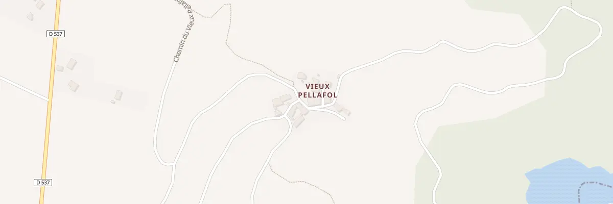 Plan du 25 Che du Tourront à Pellafol