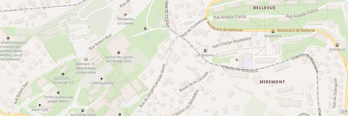 Plan du 3 Rue Sergent J Revel à Jacob-Bellecombette