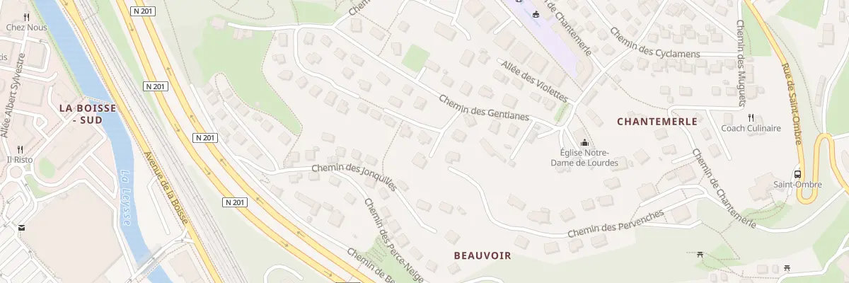 Plan du 39 All des Marguerites à Chambéry