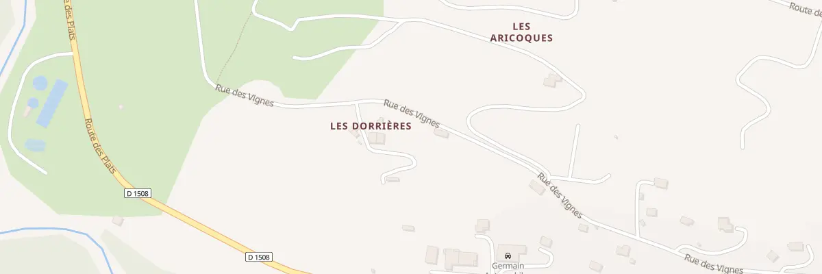 Plan du 1099 Rue des Vignes à Frangy