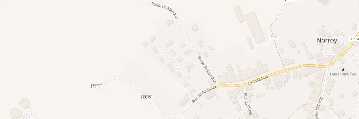 Plan du 4 Rue du Grand Pré à Norroy