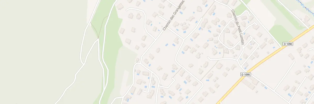 Plan du 382 Che des Grangettes à Lumbin