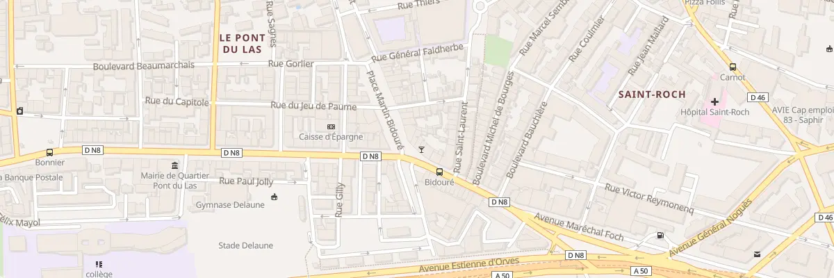 Plan du 158 Av du 15e Corps à Toulon