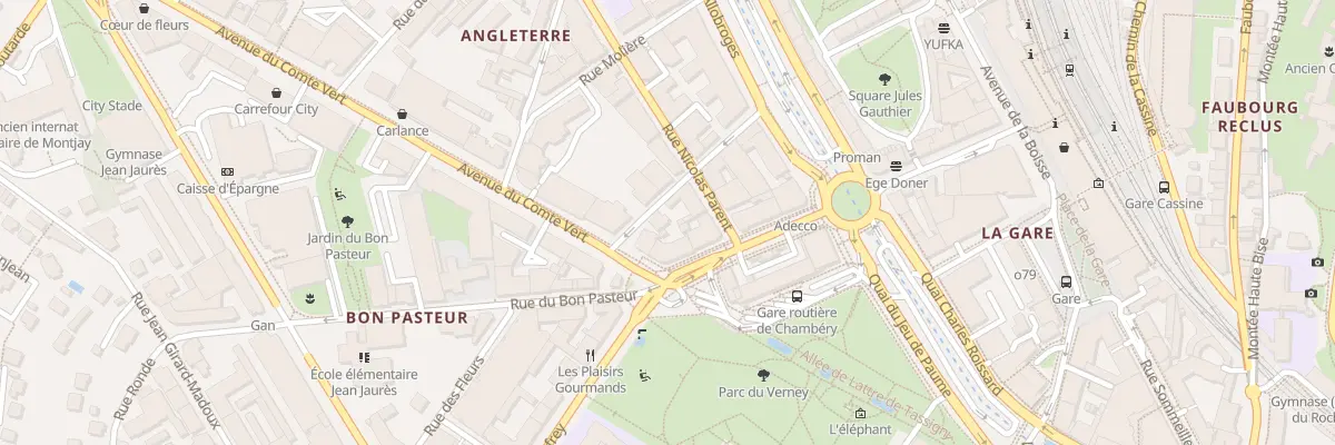 Plan du 36 Rue Lamartine à Chambéry