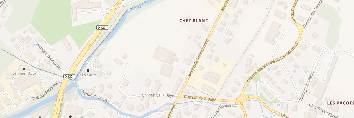 Plan du 325 Che de la Baye à Aix-les-Bains