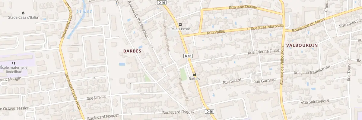 Plan du 20 Av General Gouraud à Toulon