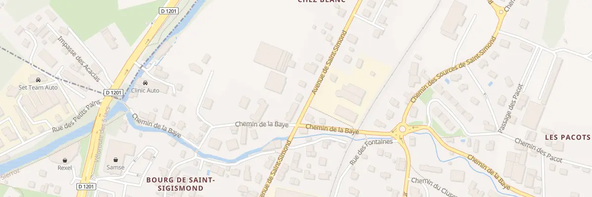 Plan du 187 Av de Saint Simond à Aix-les-Bains