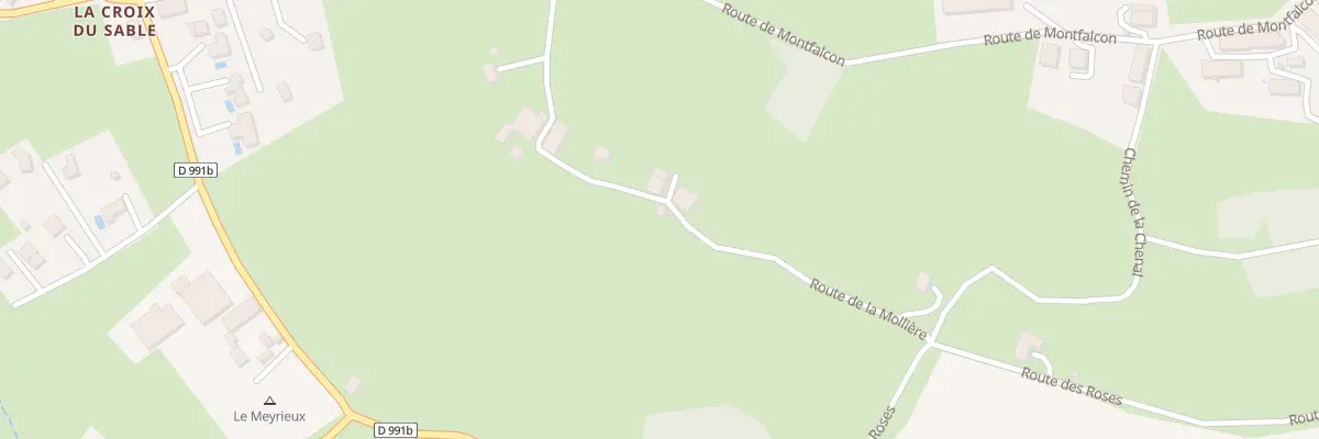 Plan du 229 Rte de la Mollière à La Biolle