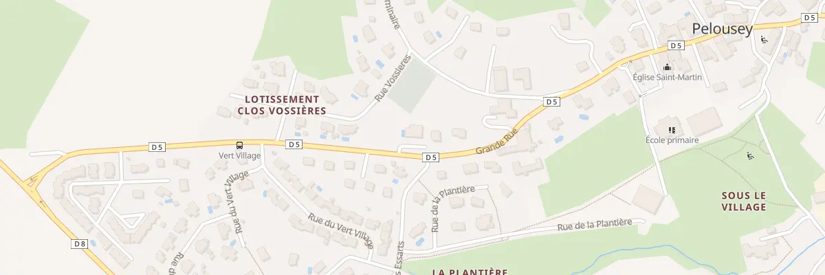 Plan du 2 Rue du Champ Jacquot à Pelousey