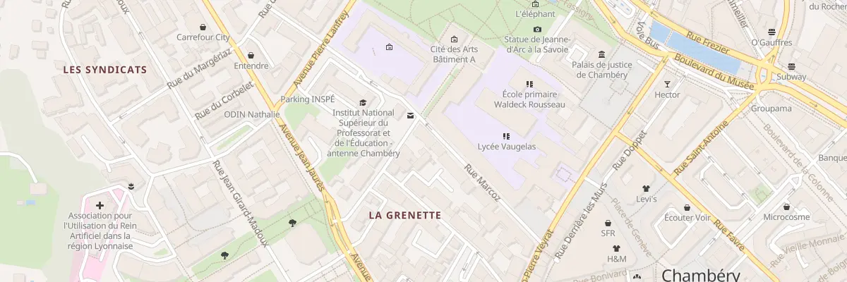 Plan du 179 Rue Marcoz à Chambéry
