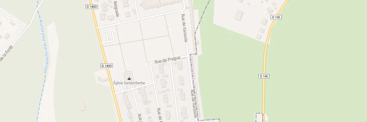Plan du 23 Rue de Varsovie à Tucquegnieux