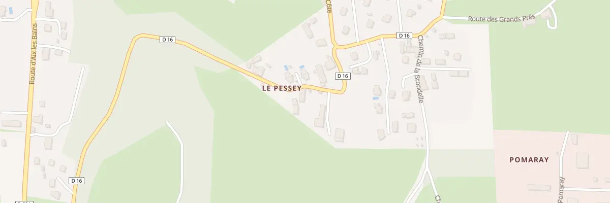 Plan du 840 Rte de la Fruitière à Sonnaz