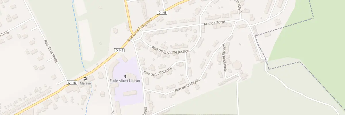 Plan du 10B Rue de la Vieille Justice à Tucquegnieux