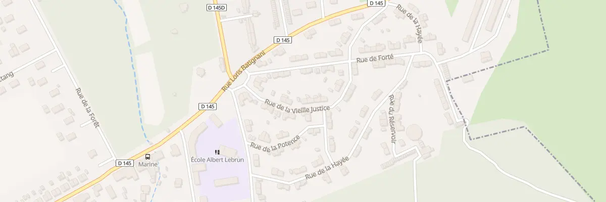 Plan du 7 Rue de la Vieille Justice à Tucquegnieux
