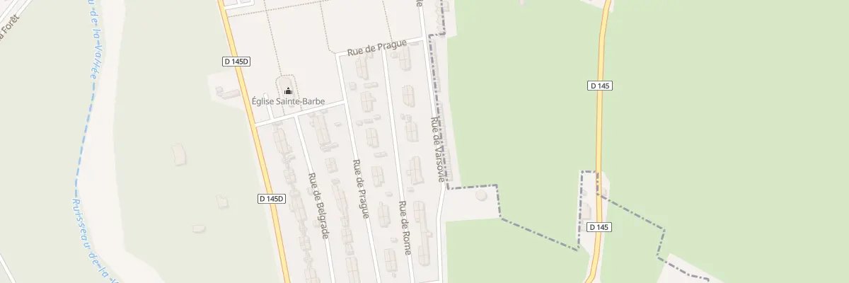 Plan du 13 Rue de Varsovie à Tucquegnieux