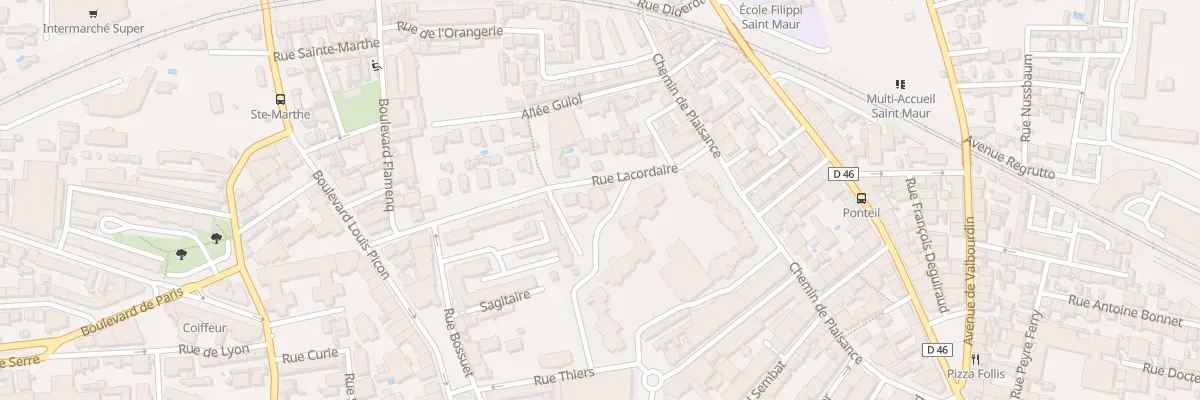 Plan du 105 Rue Lacordaire à Toulon