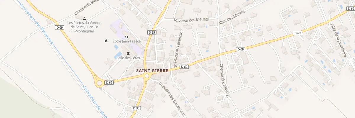 Plan du 89 Rue de Terdobbiate à Saint-Julien