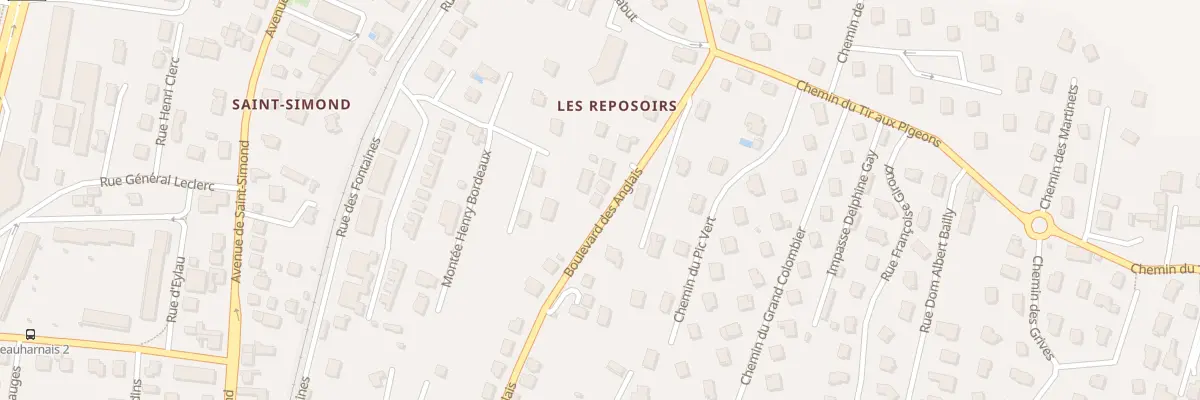 Plan du 99 Bd des Anglais à Aix-les-Bains