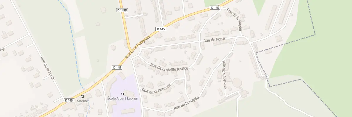 Plan du 9 Rue de la Vieille Justice à Tucquegnieux