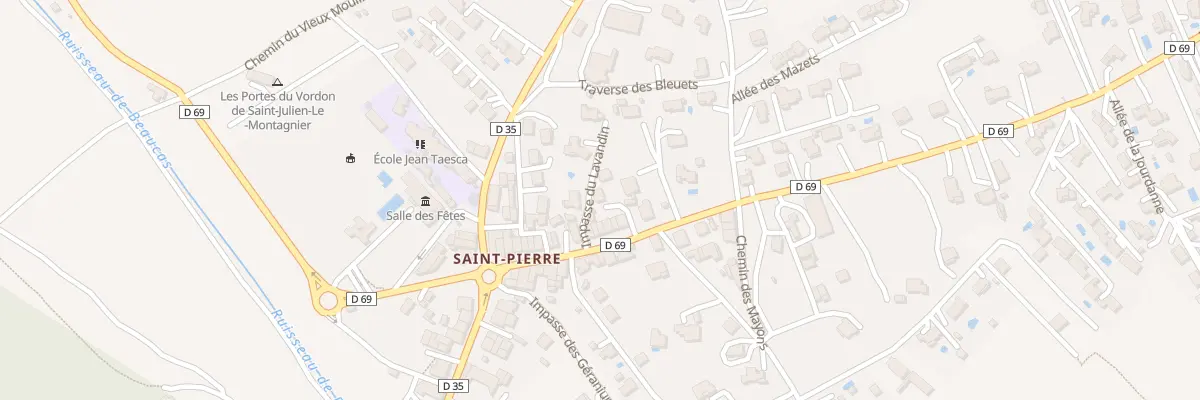 Plan du 121 Rue de Terdobbiate à Saint-Julien