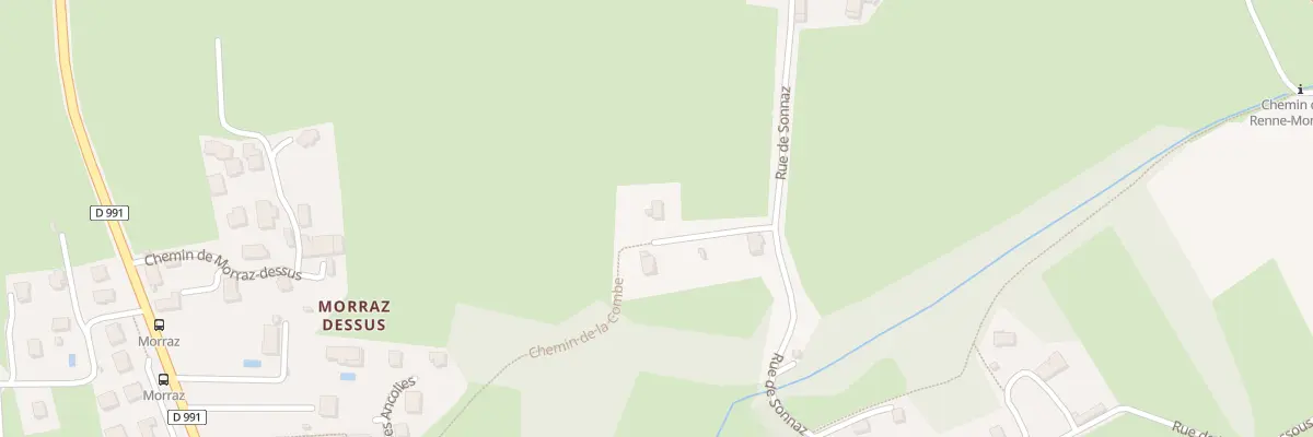 Plan du 80 Che de la Combe à Chambéry