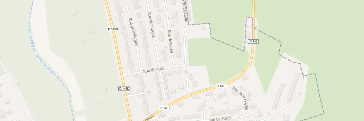 Plan du 1 Rue de Varsovie à Tucquegnieux