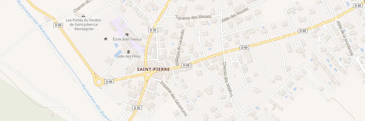 Plan du 91 Rue de Terdobbiate à Saint-Julien