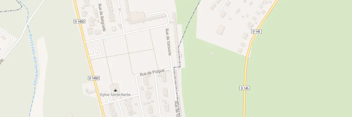 Plan du 40 Rue de Varsovie à Tucquegnieux
