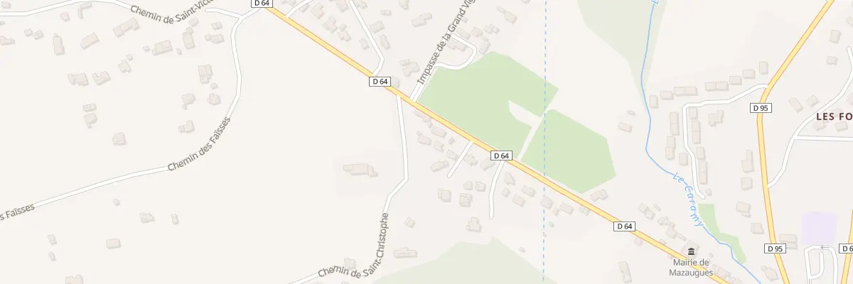 Plan du 5010 Les Aires à Mazaugues