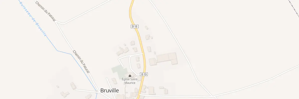 Plan du 16 Rue de l’Eglise à Bruville