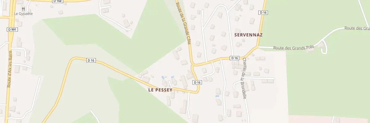Plan du 3 Rte de la Grande Côte à Sonnaz