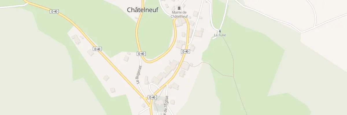 Plan du 41 Rue Haut à Châtelneuf