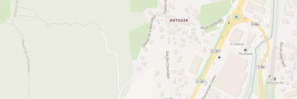 Plan du 161 Che de la Montagne à Grésy-sur-Aix