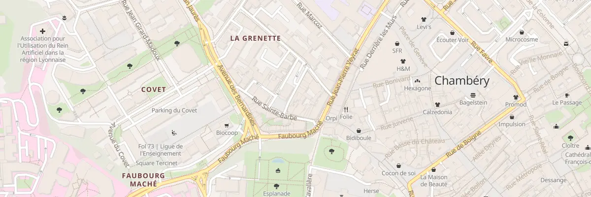 Plan du 51 Rue de la Grenette à Chambéry
