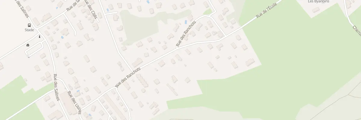 Plan du 20 Rue des Ranchots à Montferrand-le-Château