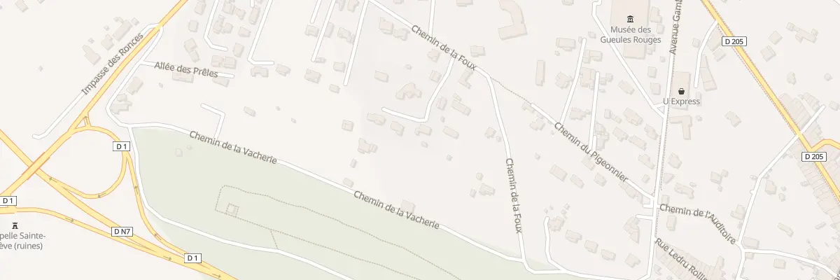 Plan du 2 Le Labyrinthe à Tourves