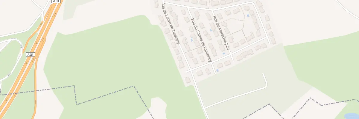 Plan du 18 Rue de Lattre de Tassigny à Dommartin-lès-Toul