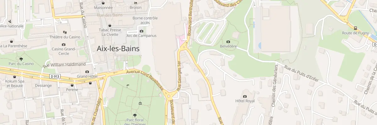 Plan du 32 Rue Georges 1er à Aix-les-Bains