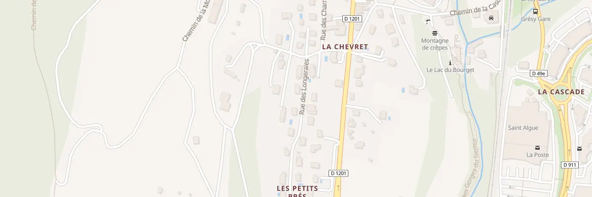 Plan du 291 Rue des Longeraies à Grésy-sur-Aix