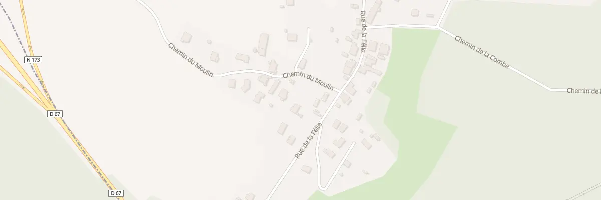 Plan du 1 Che du Moulin à Franois