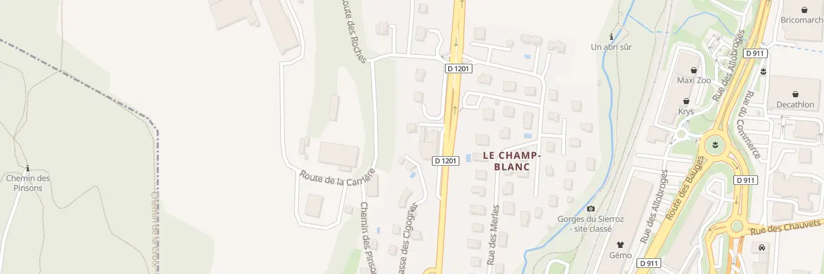 Plan du 1189 Rte de l’Albanais à Grésy-sur-Aix