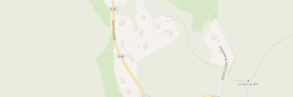 Plan du 75 Rue Les Bois de Band à Châtelneuf