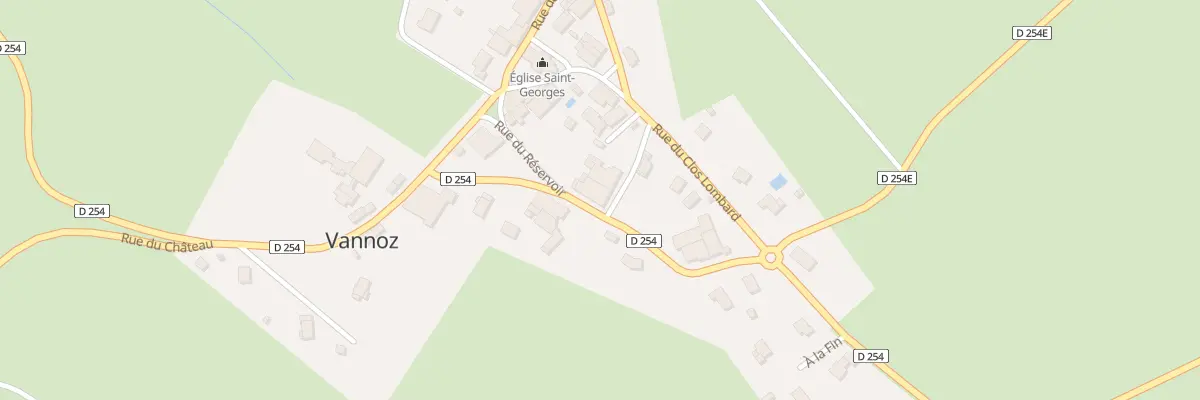Plan du 6 Rue de l’Ecole à Vannoz