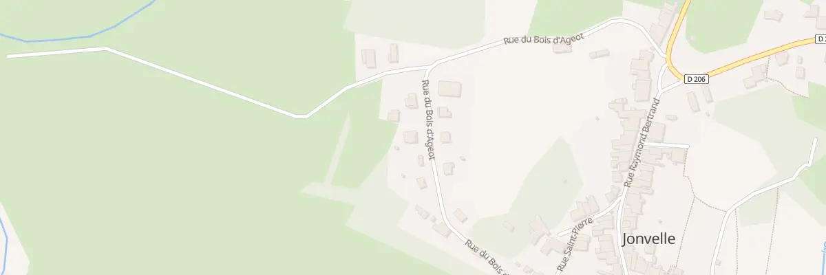 Plan du 8 Rue du Bois d’Ageot à Jonvelle
