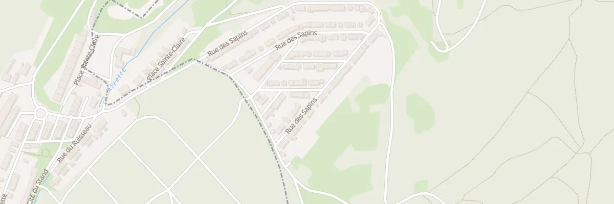 Plan du 11 Rue des Sapins à Villerupt