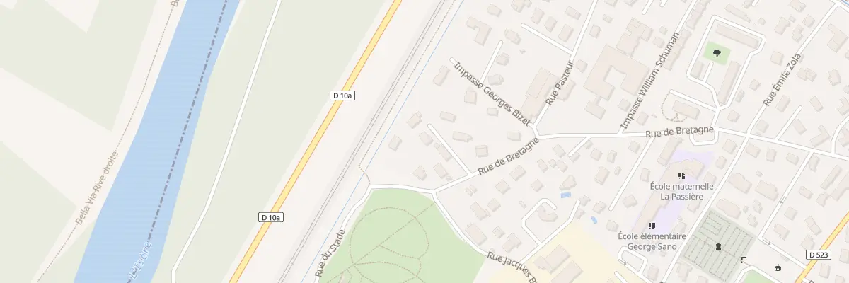 Plan du 2 Imp des Roseaux à Froges