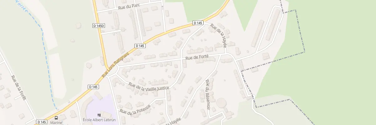 Plan du 20 Rue de la Vieille Justice à Tucquegnieux