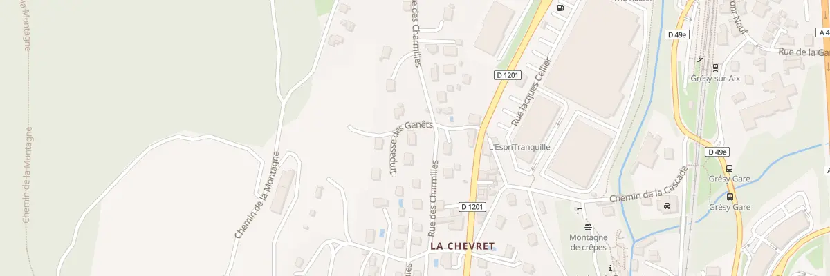 Plan du 11 Imp des Genêts à Grésy-sur-Aix