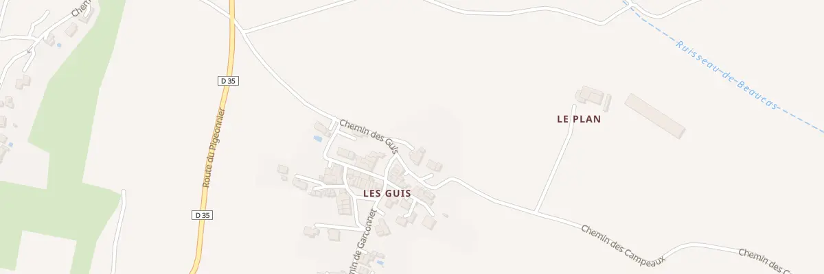 Plan du 279 Che des Guis à Saint-Julien